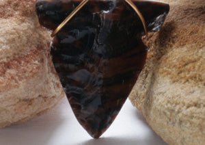 Tiger Obsidian Necklace Pendant