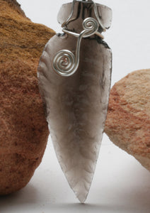 Translucent Obsidian Necklace Pendant