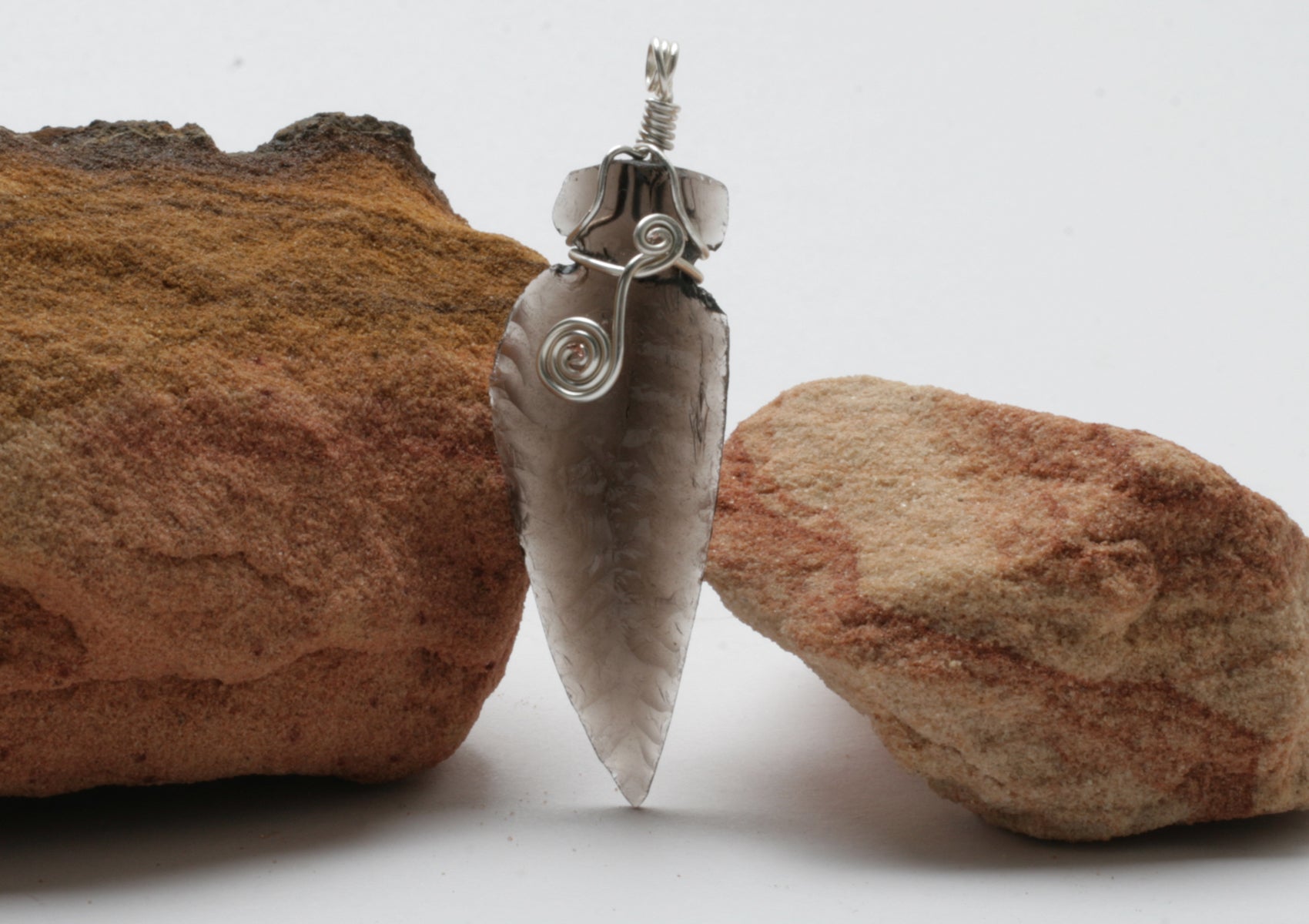 Translucent Obsidian Necklace Pendant