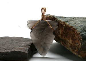 Translucent Obsidian Necklace Pendant