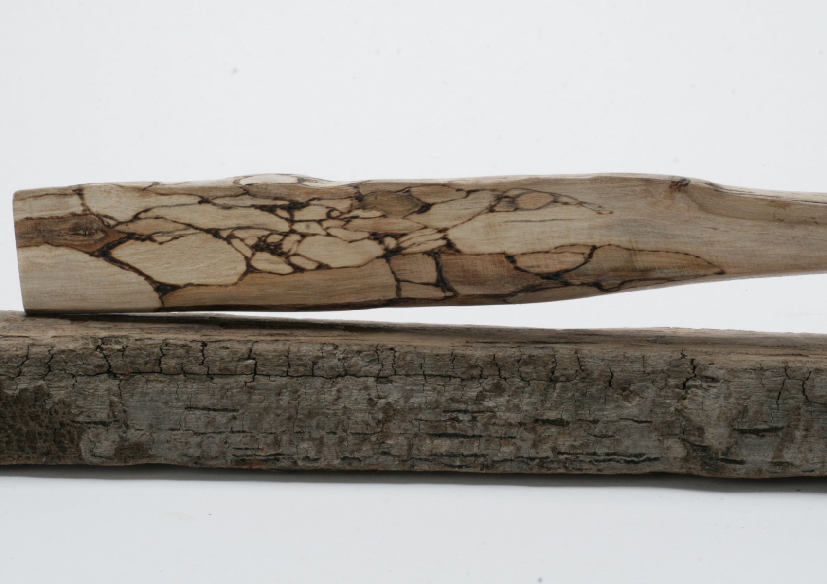 Translucent Obsidian Knife with Woodburned on Drift Wood