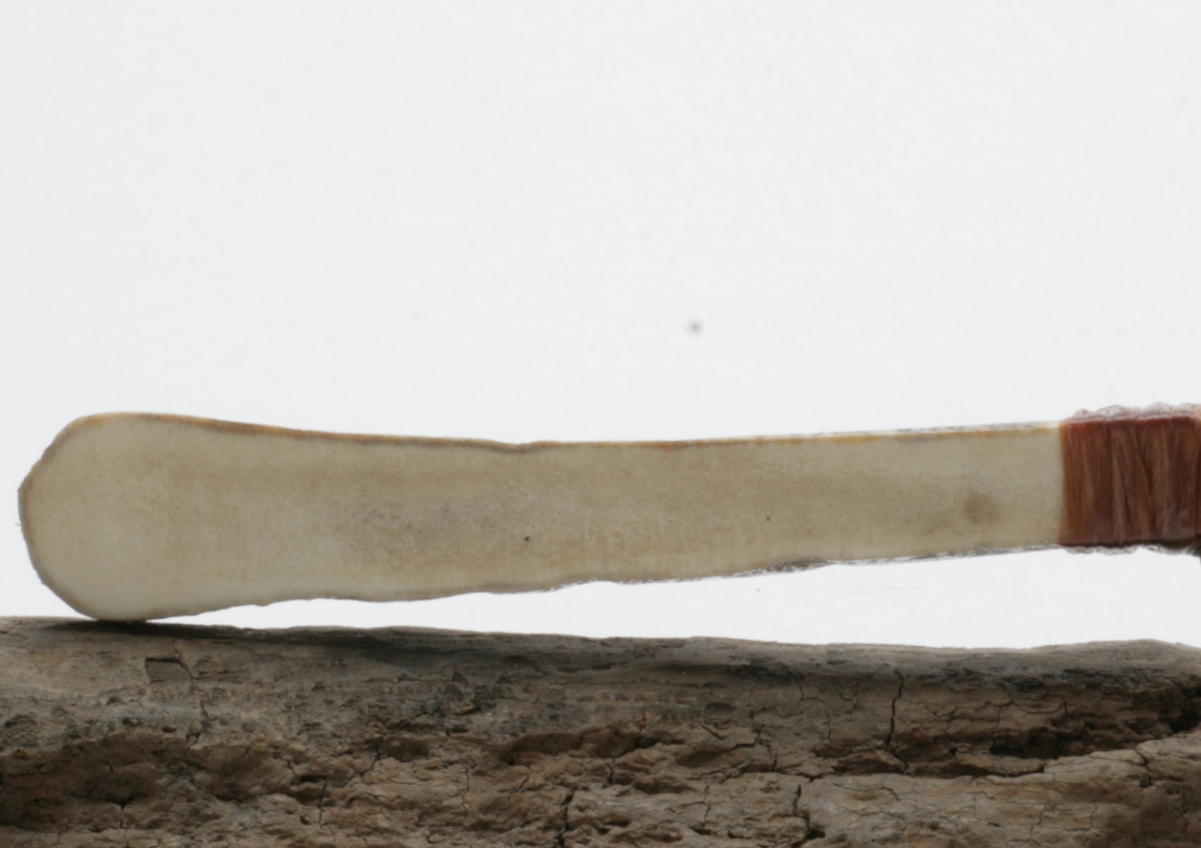 Smokey Obsidian Knife with Moose Antler Handle