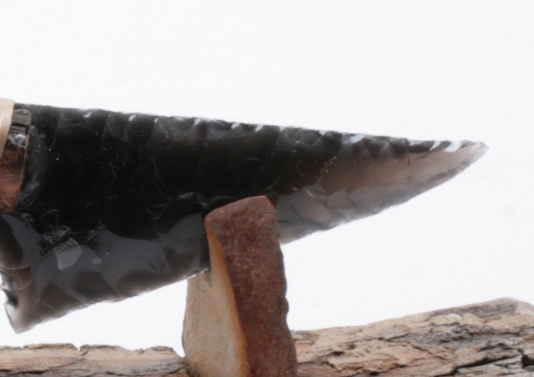 Rainbow Obsidian Knife with Arbutus Handle