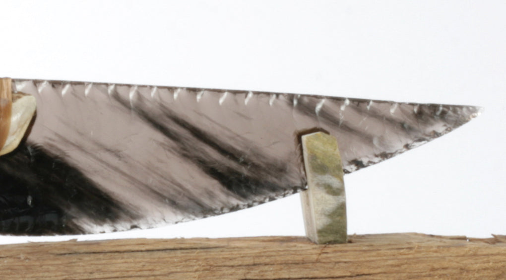 Smokey Obsidian Stone Knife