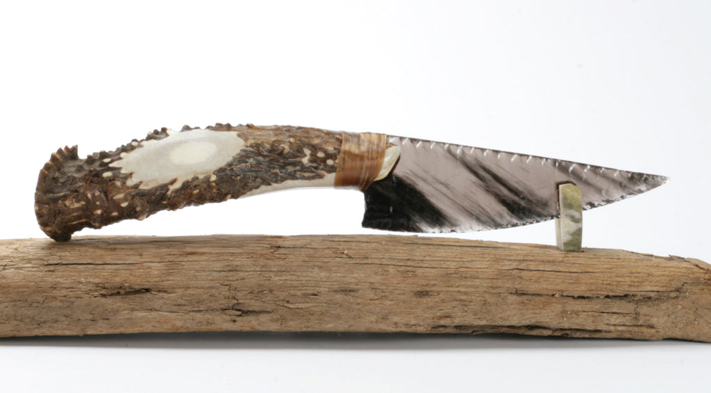 Smokey Obsidian Stone Knife