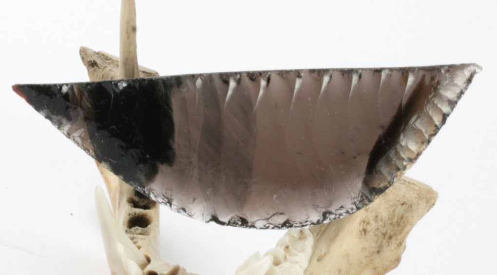Translucent Obsidian Ulu